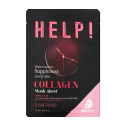 Тканинна маска для обличчя з колагеном Bergamo Help Mask Pack [Collagen] 1ea, фото 2